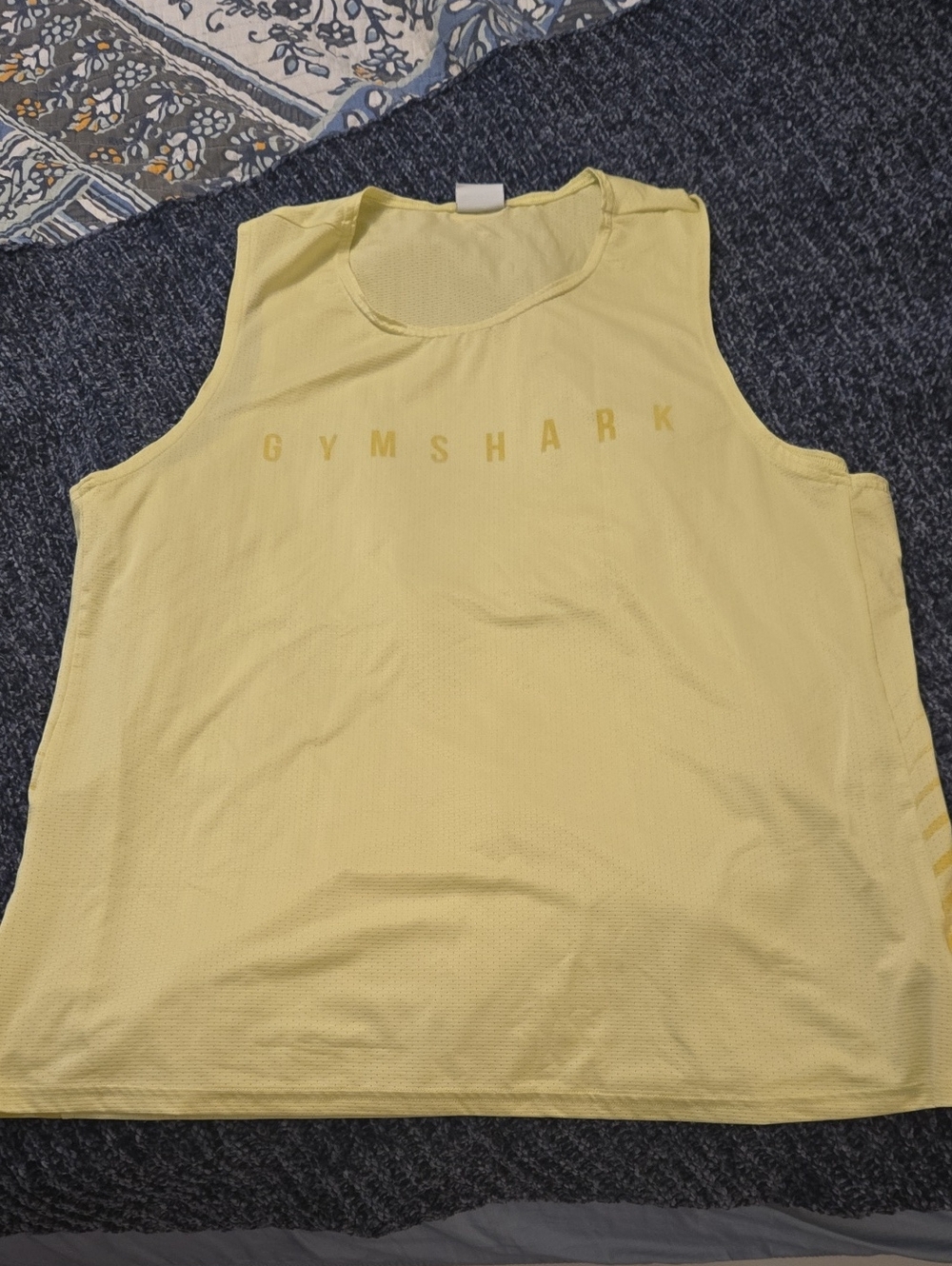 Gymshark Yellow Vented Tank